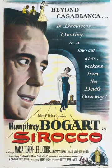 Poster to the movie "Sirocco" #1852655