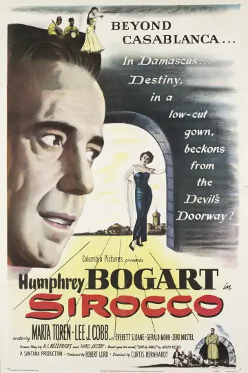 Poster to the movie "Sirocco" #1852662