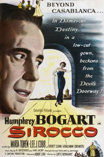 Poster to the movie "Sirocco" #1852663
