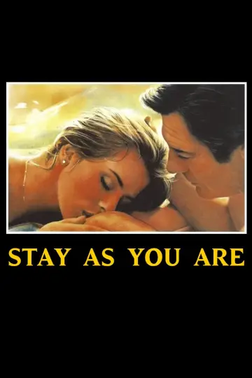 Poster to the movie "Stay as You Are" #1908260