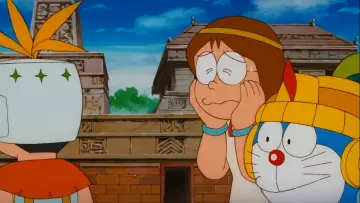 Backdrop to the movie "Doraemon: Nobita and the Legend of the Sun King" #1836605