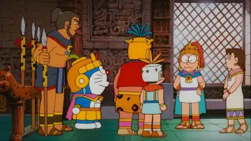 Backdrop to the movie "Doraemon: Nobita and the Legend of the Sun King" #1836625