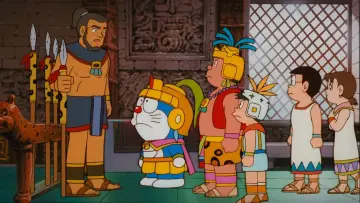 Backdrop to the movie "Doraemon: Nobita and the Legend of the Sun King" #1836639