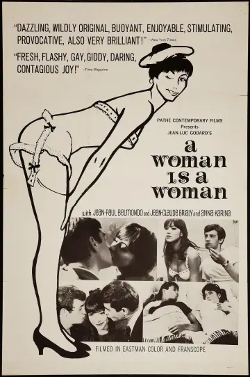 Poster to the movie "A Woman Is a Woman" #912698