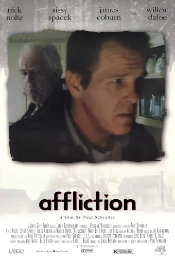 Poster to the movie "Affliction" #1096907