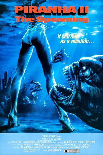 Poster to the movie "Piranha II: The Spawning" #1024878