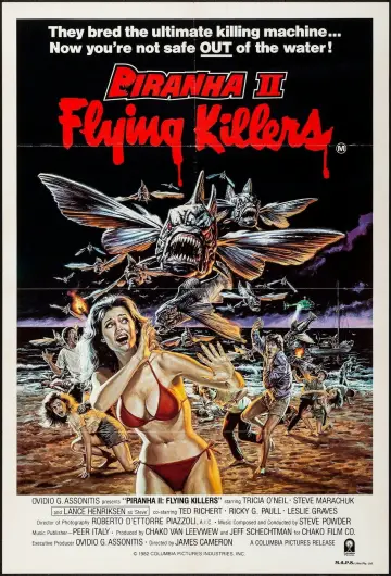 Poster to the movie "Piranha II: The Spawning" #1024885