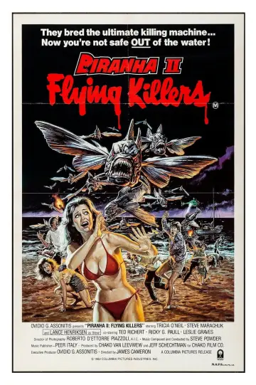Poster to the movie "Piranha II: The Spawning" #1024886