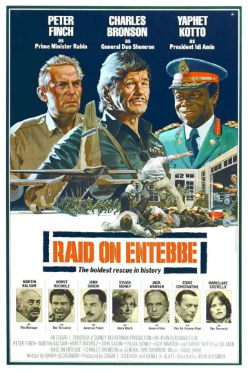 Poster to the movie "Raid on Entebbe" #1111834