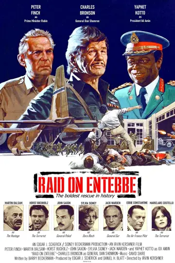 Poster to the movie "Raid on Entebbe" #1111836