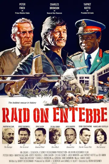 Poster to the movie "Raid on Entebbe" #1111837