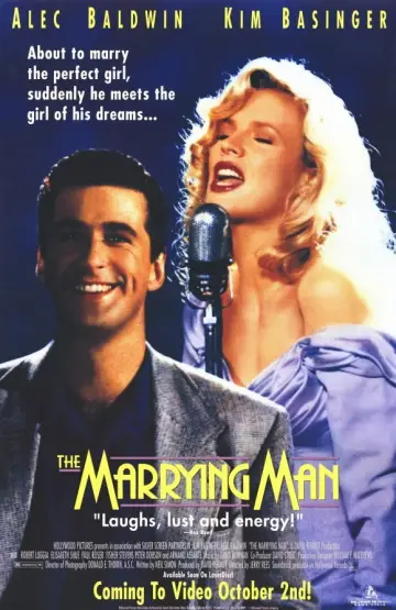 Poster to the movie "The Marrying Man" #1109624