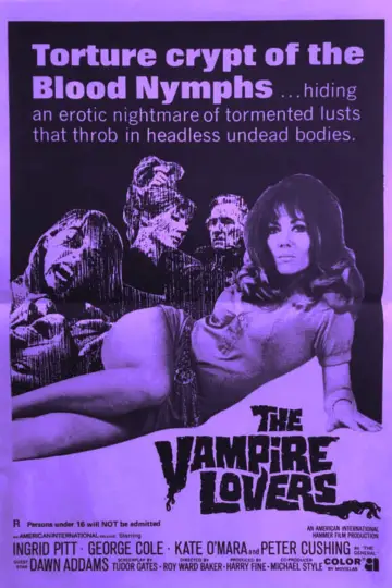 Poster to the movie "The Vampire Lovers" #1835683