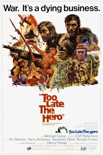Poster to the movie "Too Late the Hero" #1914135