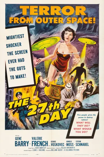 Poster to the movie "The 27th Day" #1813667