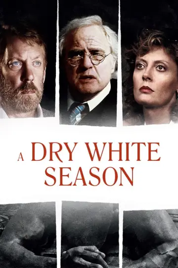 Poster to the movie "A Dry White Season" #1803228