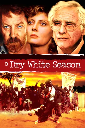 Poster to the movie "A Dry White Season" #1803230