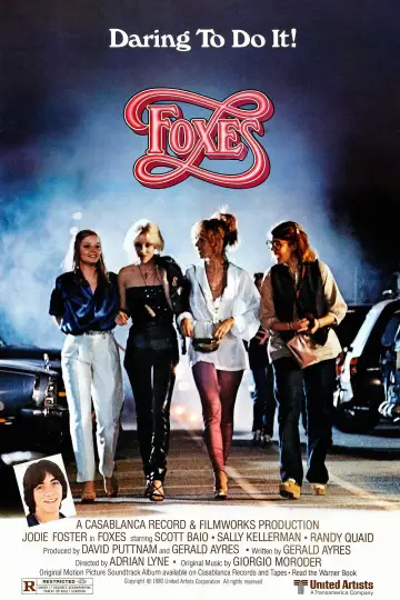 Poster to the movie "Foxes" #1103122