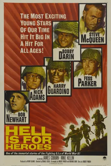 Poster to the movie "Hell Is for Heroes" #1063734