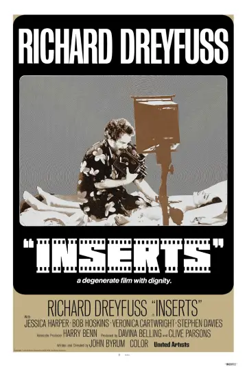 Poster to the movie "Inserts" #1905262