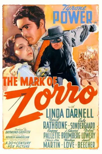 Poster to the movie "The Mark of Zorro" #1039110
