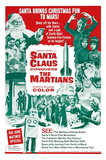 Poster to the movie "Santa Claus Conquers the Martians" #1808243