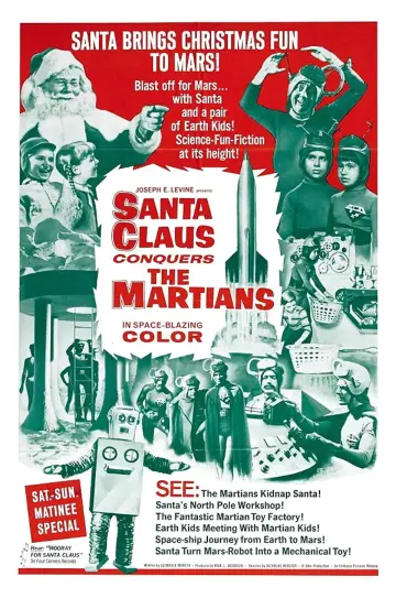 Poster to the movie "Santa Claus Conquers the Martians" #1808244