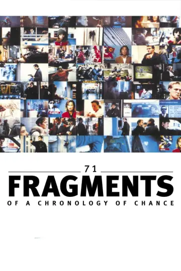 Poster to the movie "71 Fragments of a Chronology of Chance" #1101461