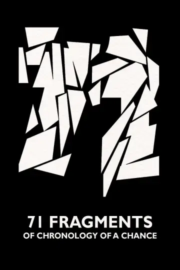 Poster to the movie "71 Fragments of a Chronology of Chance" #1101467
