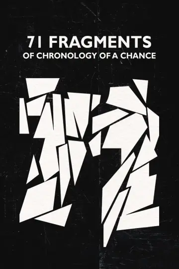 Poster to the movie "71 Fragments of a Chronology of Chance" #1101469