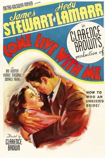 Poster to the movie "Come Live with Me" #981169