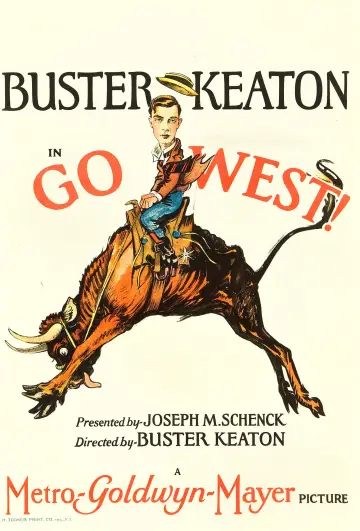 Poster to the movie "Go West" #1116858