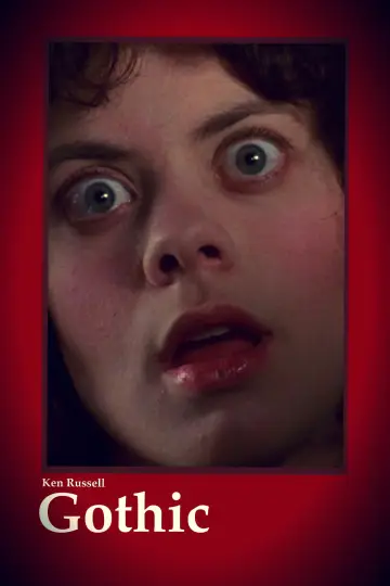 Poster to the movie "Gothic" #1136279