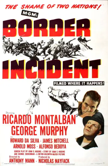Poster to the movie "Border Incident" #1096156
