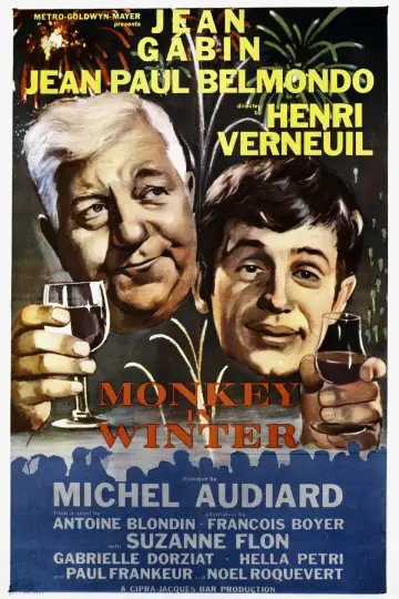 Poster to the movie "A Monkey in Winter" #1118215