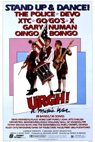 Poster to the movie "Urgh! A Music War" #1533375
