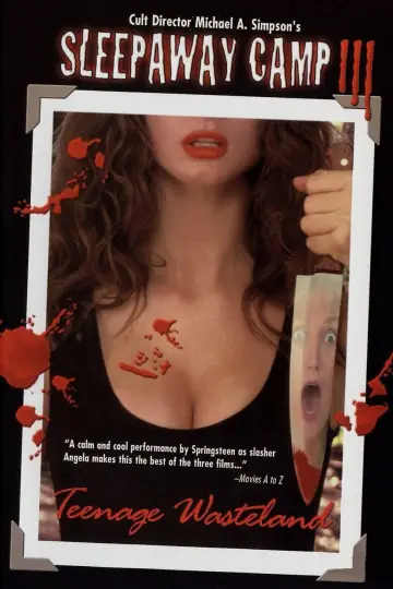 Poster to the movie "Sleepaway Camp III: Teenage Wasteland" #1058881