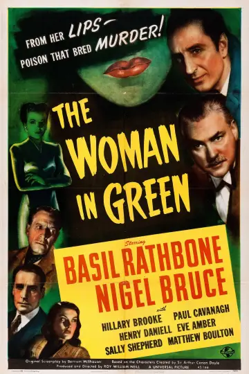 Poster to the movie "The Woman in Green" #1092460