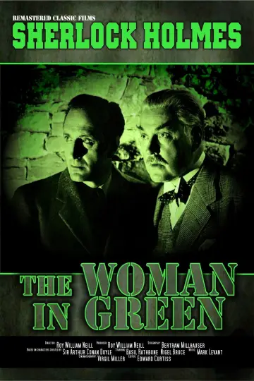Poster to the movie "The Woman in Green" #1092462