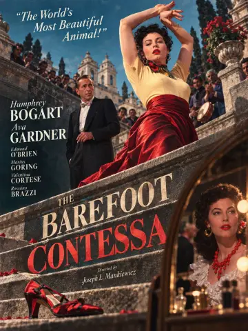Poster to the movie "The Barefoot Contessa" #1649951