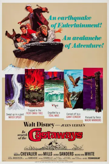 Poster to the movie "In Search of the Castaways" #1852876