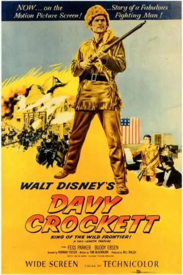 Poster to the movie "Davy Crockett, King of the Wild Frontier" #1871512