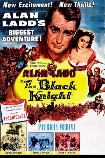 Poster to the movie "The Black Knight" #1873066
