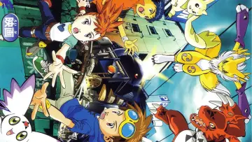 Backdrop to the movie "Digimon Tamers: Runaway Locomon" #1622461