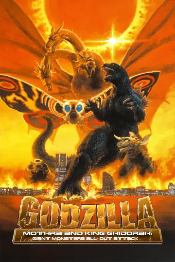 Poster to the movie "Godzilla, Mothra and King Ghidorah: Giant Monsters All-Out Attack" #903659