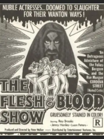 Poster to the movie "The Flesh and Blood Show" #946461