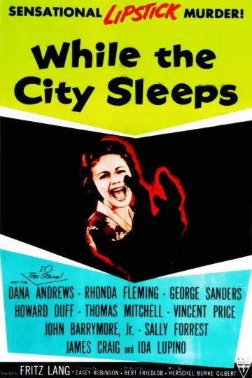 Poster to the movie "While the City Sleeps" #1098811
