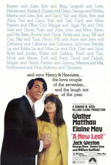 Poster to the movie "A New Leaf" #1617891