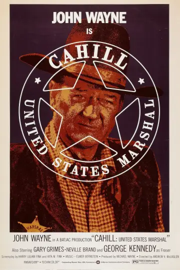 Poster to the movie "Cahill: United States Marshal" #116828