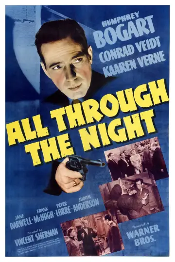 Poster to the movie "All Through the Night" #1800243